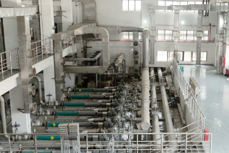 上海市白龙港污水处理厂污泥干化车间